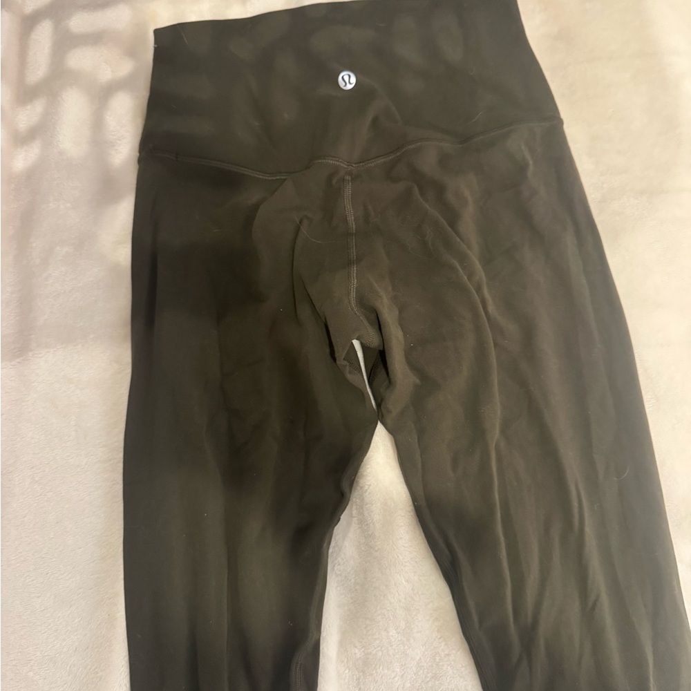 lululemon athletica army green align Leggings